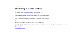 Desktop Screenshot of outlinedemo.blorkmark.com