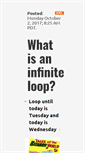 Mobile Screenshot of infiniteloop.blorkmark.com